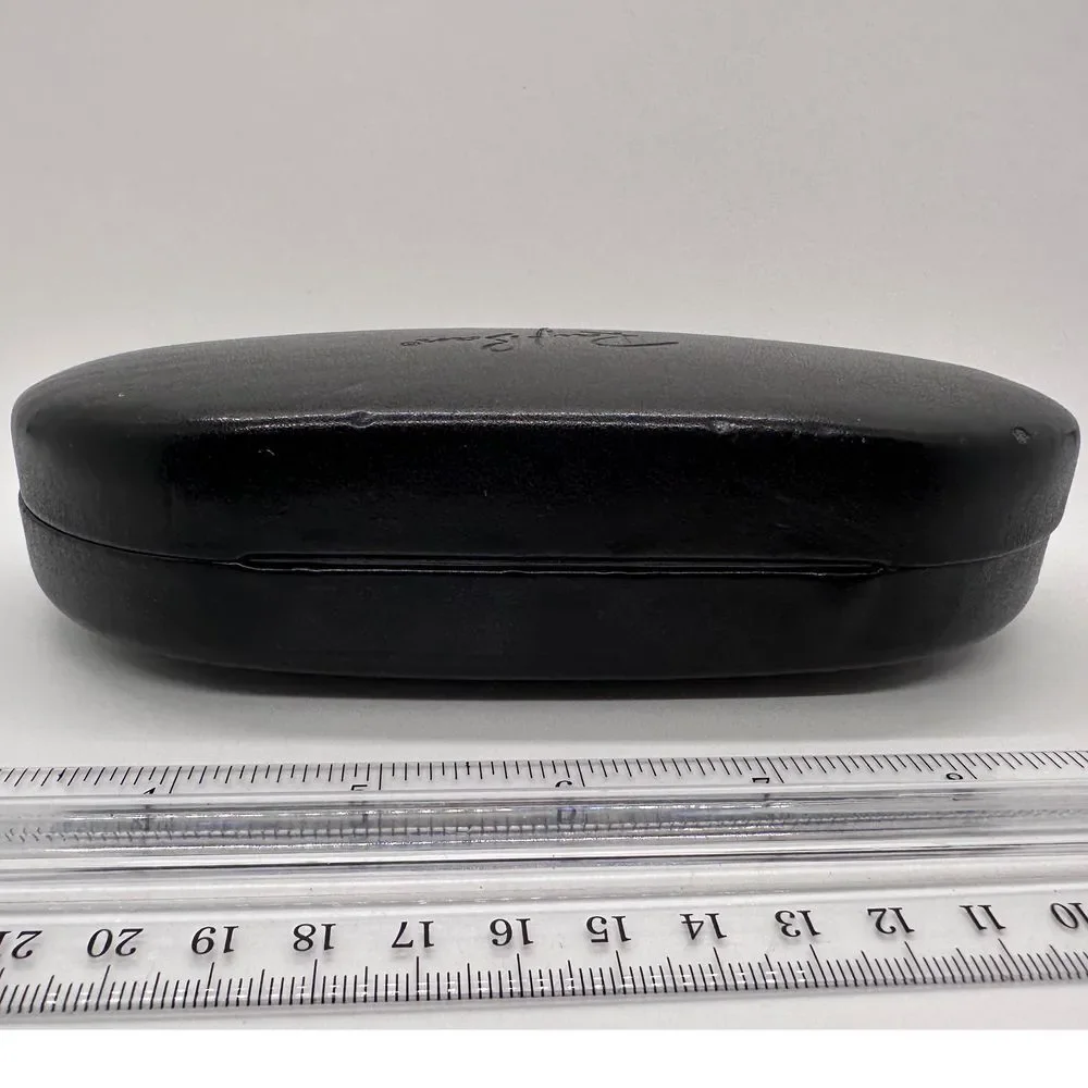 Ray-Ban Eyeglass SunGlass‎ Black Case ONLY With Light Brown Inside 7in